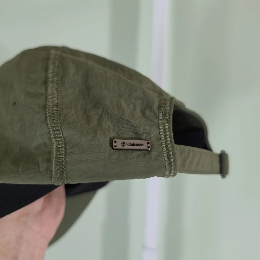 Lululemon Baller Hat II Soft Medium Olive Green Womens Adjustable Strap One Size
